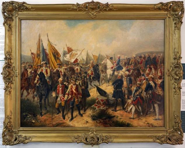 Parada po Bitwie pod Dobromierzem, aut. Wiliam Camphausen, 1859 r.