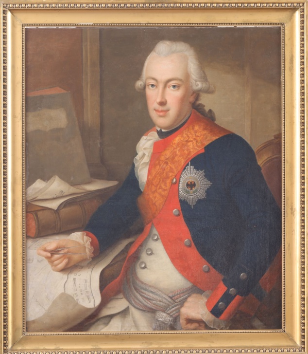 Portret księcia Hesji linia na Darmstadt Ludwika I, XVIII w., autor nieznany