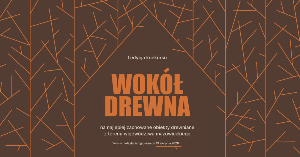 Baner konkursu "Wokół Drewna"