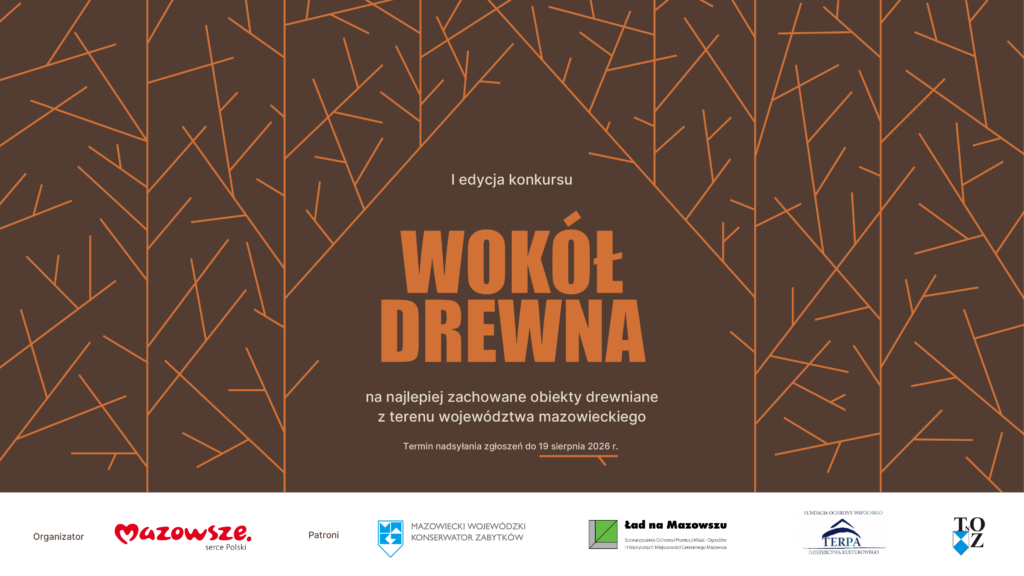 Baner konkursu "Wokół Drewna"